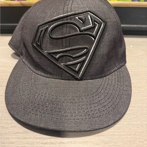 DC Comics Black Superman Hat